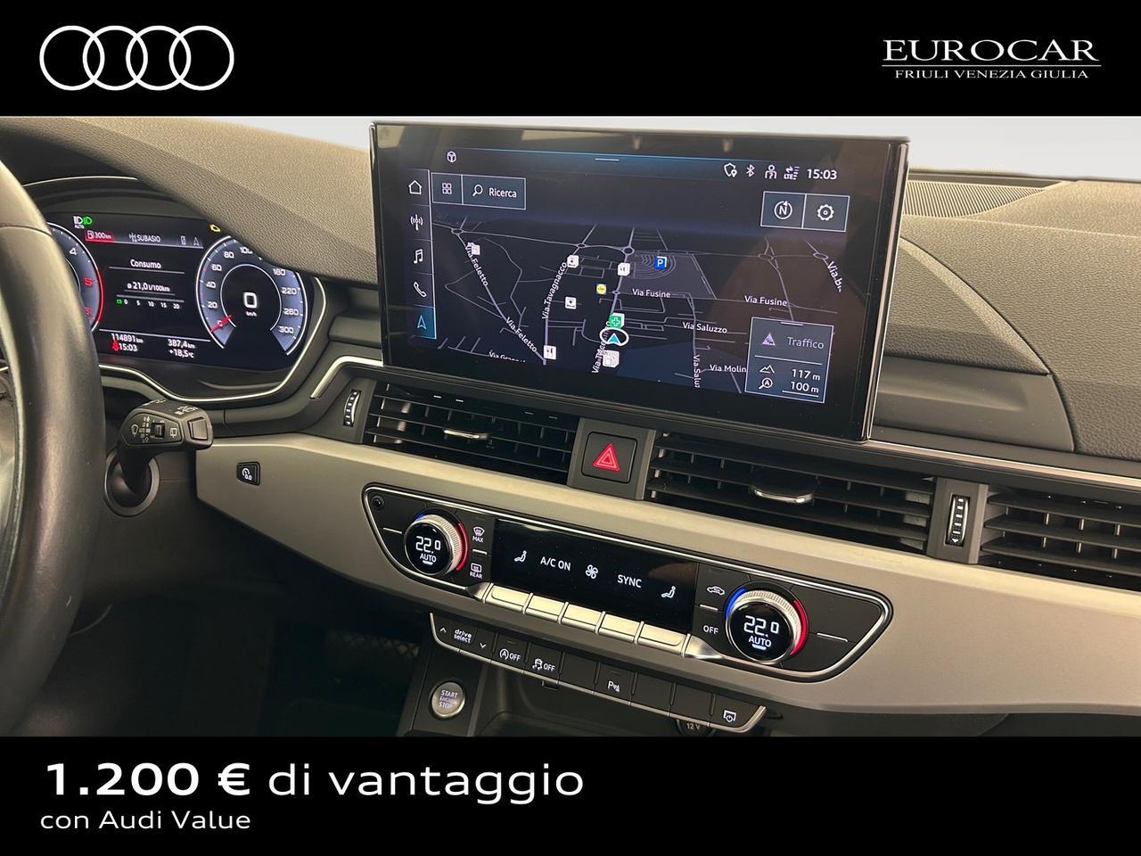 Audi A4 avant 30 2.0 tdi mhev business advanced 136cv s-tronic