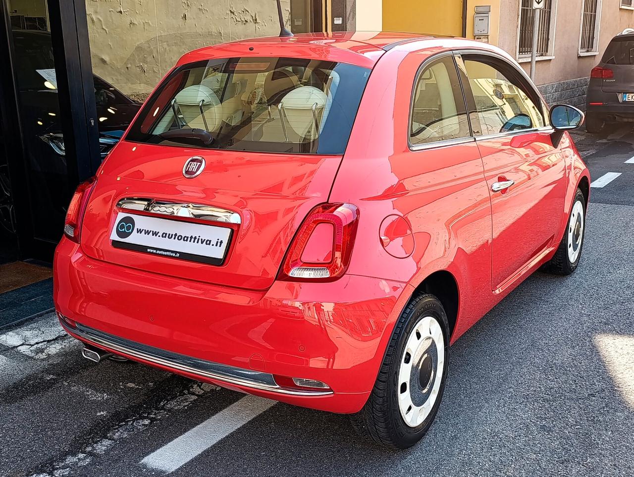 Fiat 500 1.2 Lounge Rosso Corallo km 36.317
