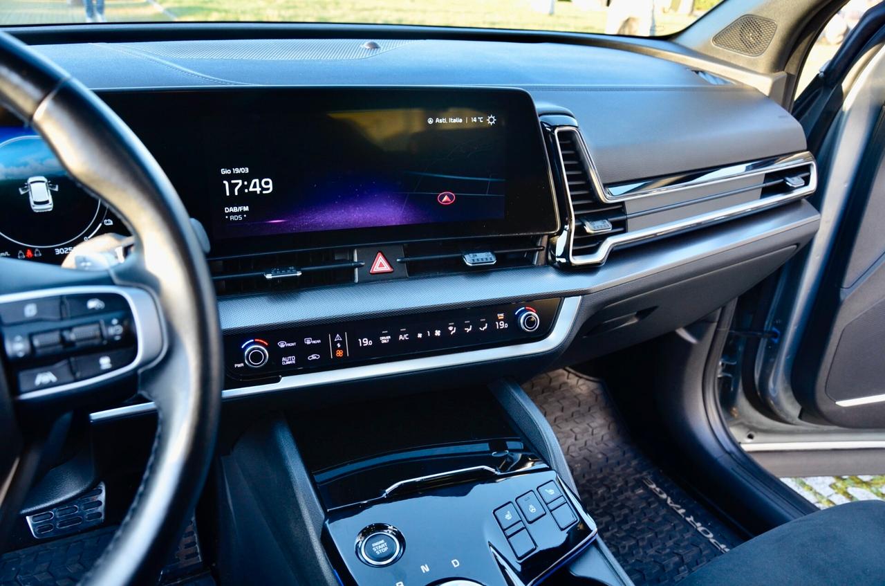 KIA SPORTAGE 1.6 TGDI HEV GT-LINE SUNROOF PACK 230cv AUT, GARANZIA UFF KIA, SERVICE KIA, UNICOPROPRIETARIO, TETTO, FARI FULL LED, PERMUTE