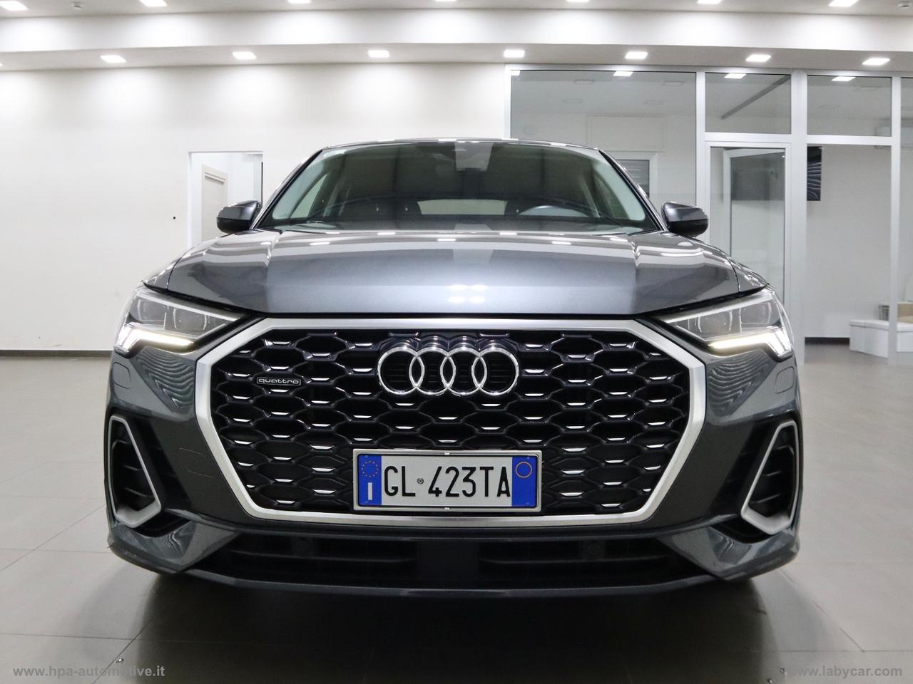 AUDI Q3 SPORTBACK 2.0TDI Quattro S-LINE MATRIX LED NAVI ACC RETROCAMERA