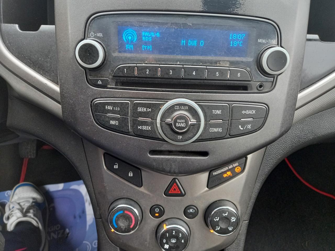 Chevrolet Aveo 1.2 GPL 5 porte 85cv LS