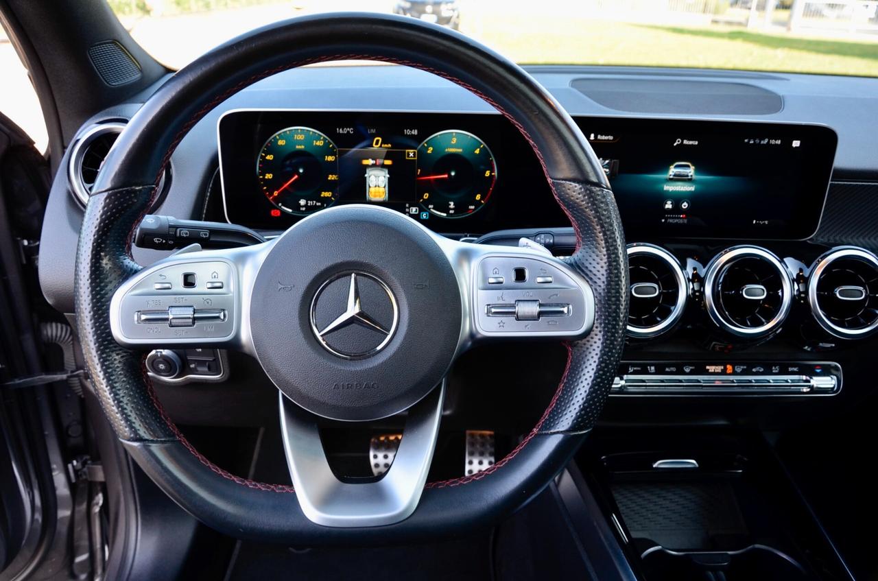 MERCEDES-BENZ GLB 220d PREMIUM 4MATIC 190cv AUTO, GAR. UFFICIALE, SERVICE MERCEDES, TETTO, NIGHT PACK, FARI FULL LED, RETROCAMERA PERMUTE