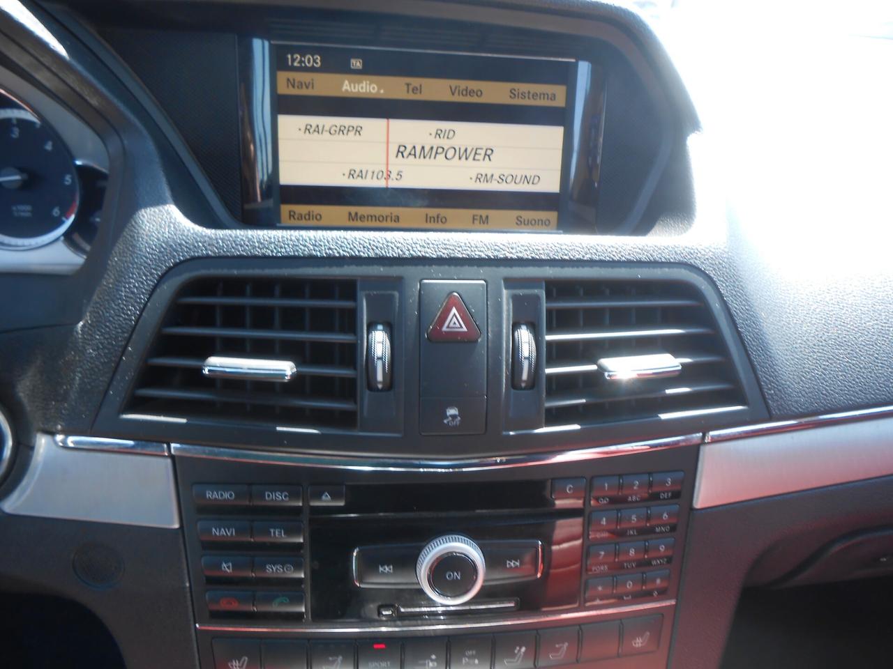 Mercedes-benz E 250 CDI Cabrio BlueEFFICIENCY Avantgarde