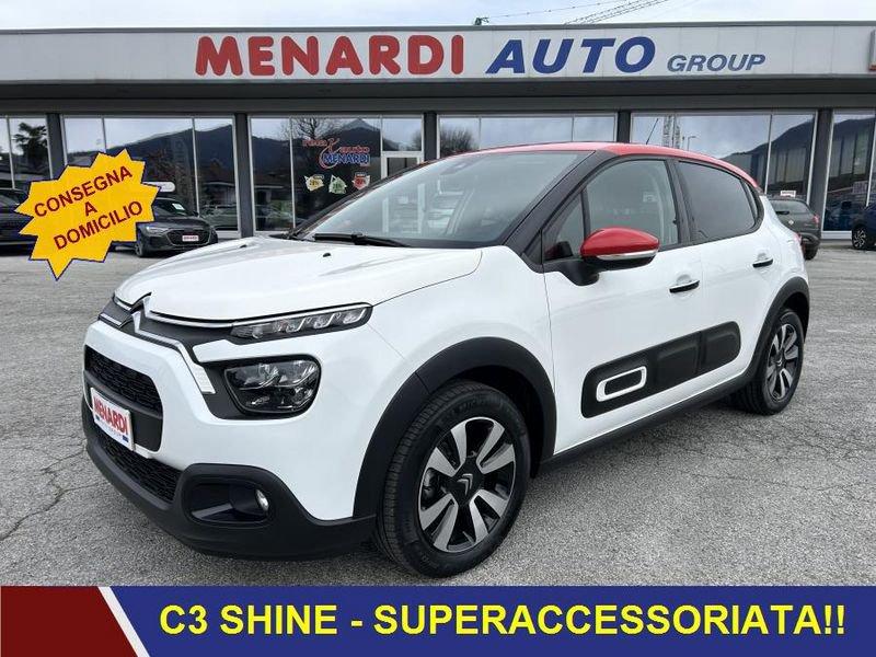 Citroën C3 PureTech 83 S&S Shine VETRI SCURI+CERCHI 16"