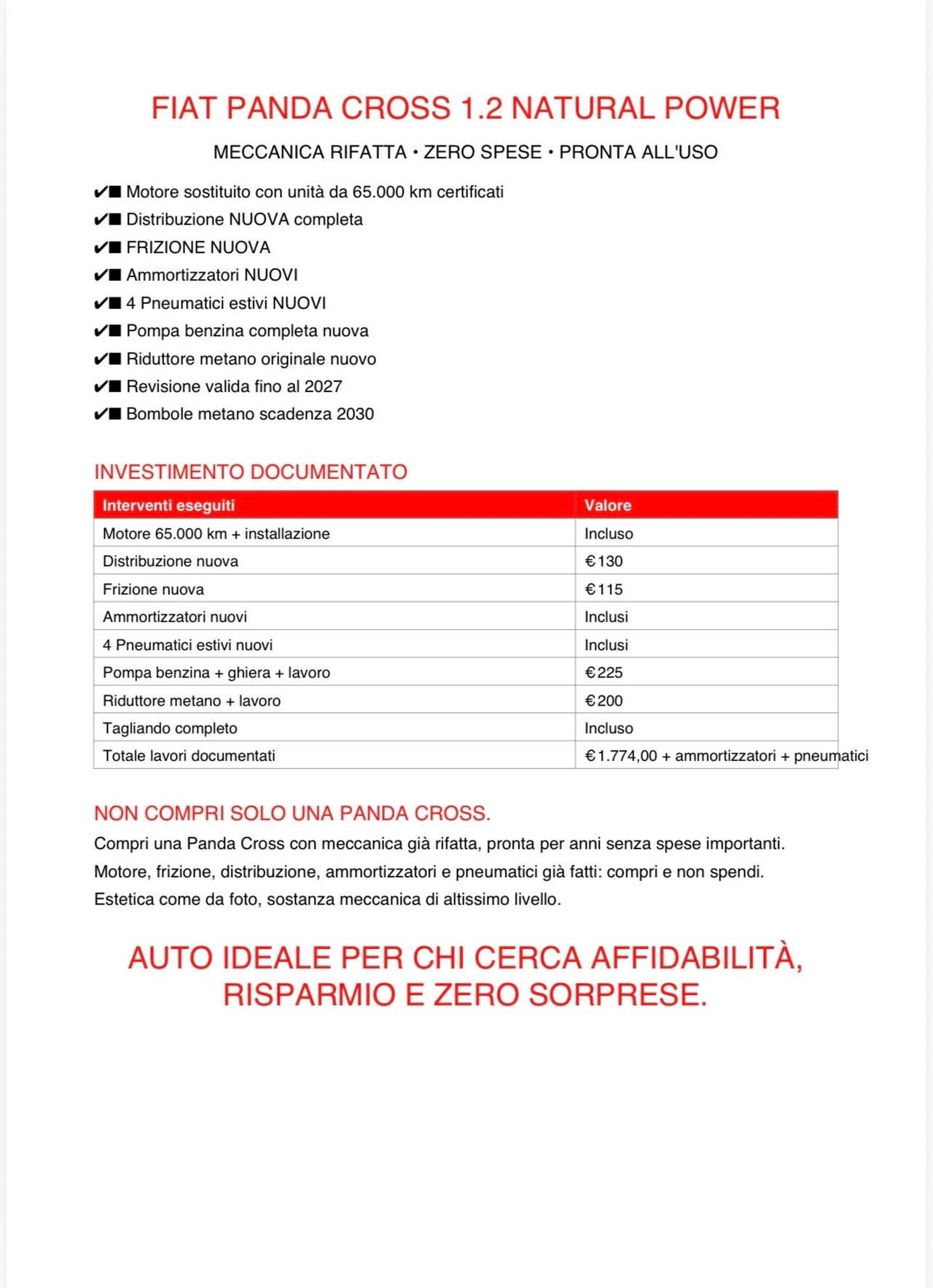 Fiat Panda 1.2 Climbing Natural Power