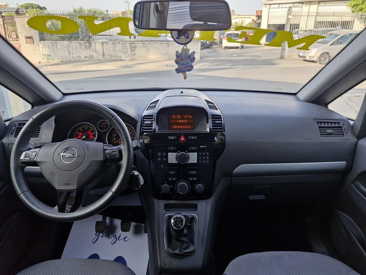 OPEL ZAFIRA 1.6 150CV BZ/METANO 7 POSTI 138000KM