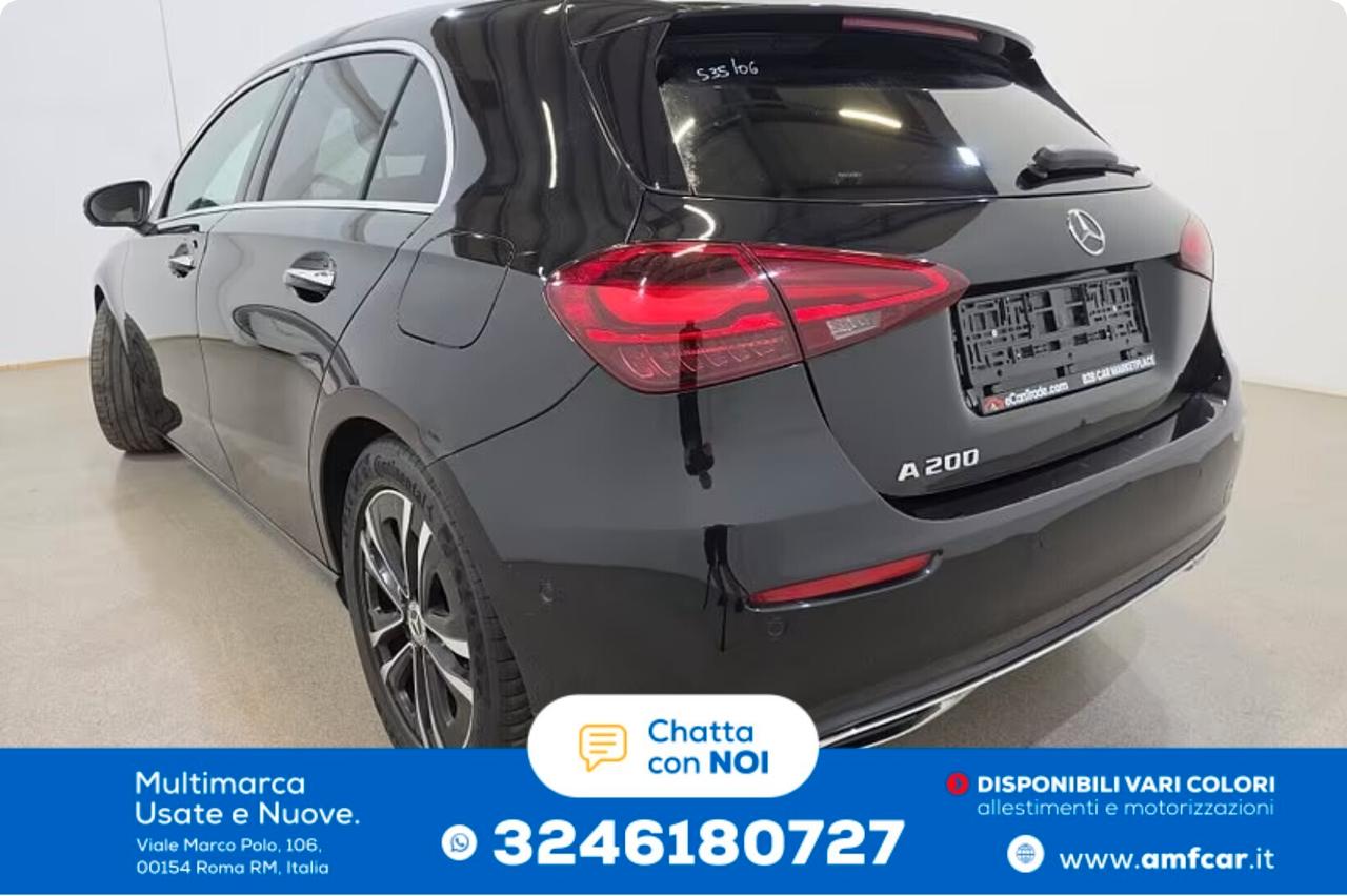 Mercedes-benz A 200 benzina sport advanced cambio automatico