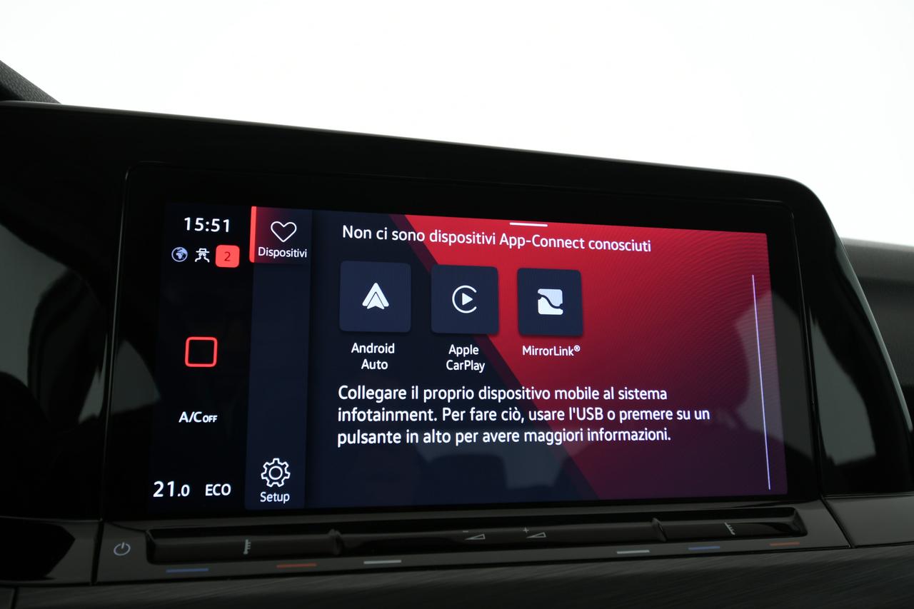 VOLKSWAGEN Golf 1.4 tsi ehybrid Style 204cv dsg CAMERA+APP CONNECT+ACC