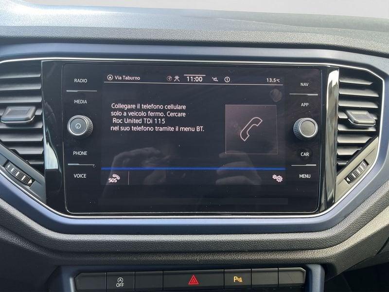 Volkswagen T-Roc 1.6 TDi UNITED-KEYLESS START/COCKPIT