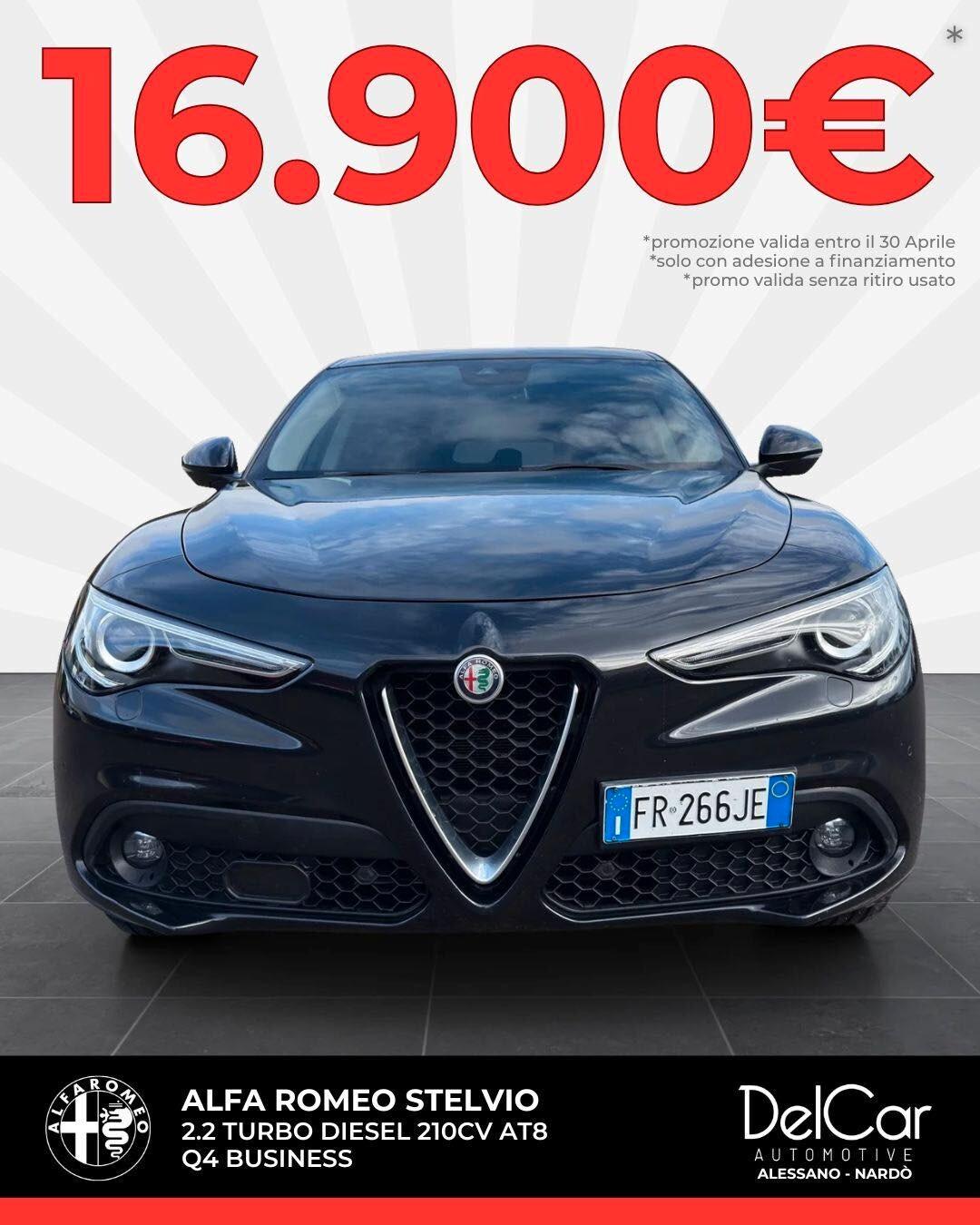 Alfa Romeo Stelvio 2.2 Turbodiesel 210 CV AT8 Q4 Business