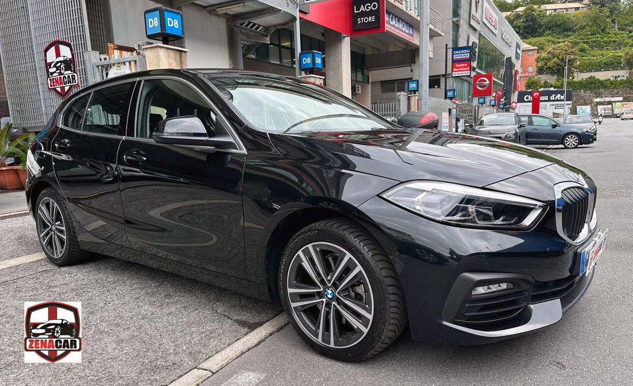 Bmw 116d 5p. Business Advantage 1.5 Automatica Navi Led Camera Virtual Cokpit Unico Prorietario Fatturabile