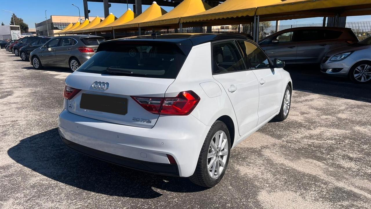Audi A1 SPORTBACK 30 TFSI Advanced NEOPATENTATI DISTRIBUZIONE NUOVA UNICO PROPRIETARIO