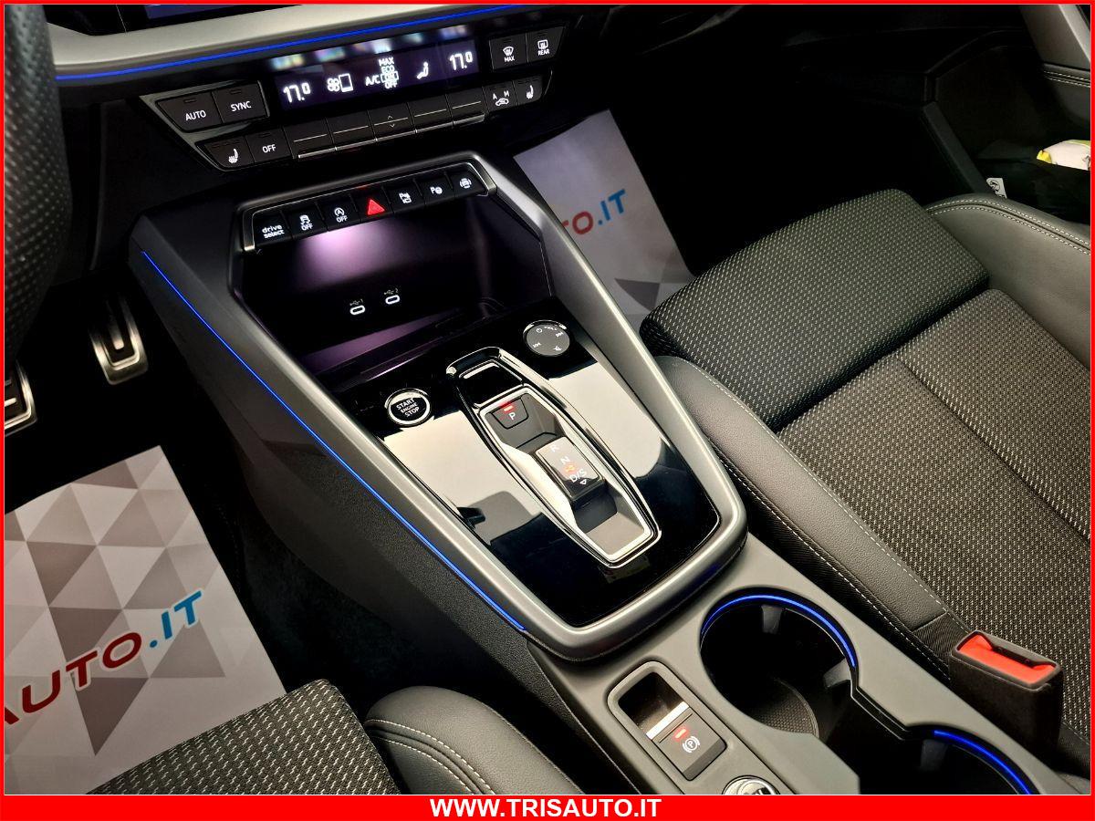 AUDI A3 SPB 35 2.0 Tdi S-tronic S-line Edition (MATRIX+PELLE+ANDROID+APPLE)