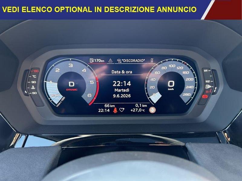 Audi A3 SPB 35 TDI S Tronic S line edition S-LINE + TETTO + INTERNI S LINE