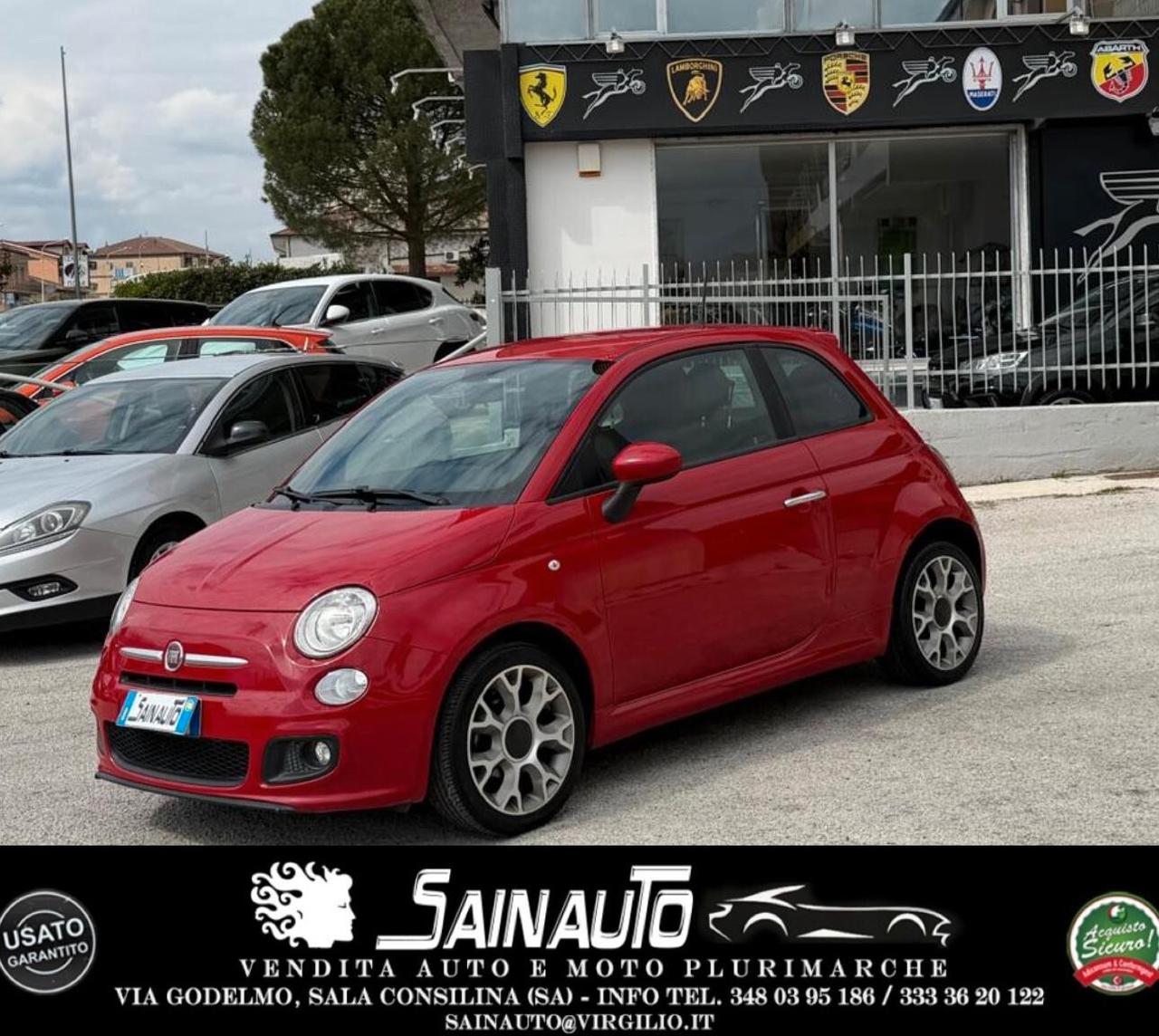 Fiat 500 s 1.2 b pelle Garanzia
