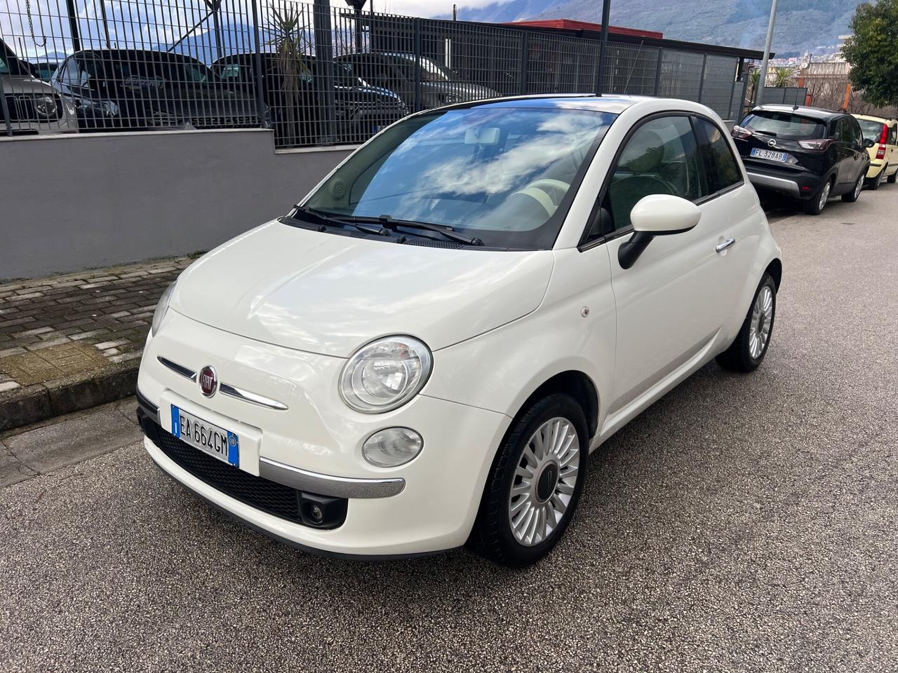 Fiat 500 1.2 benzina 69cv tetto panoramico Lounge