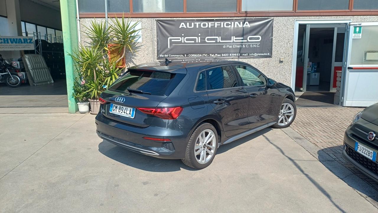 Audi A3 SPB 35 TFSI S tronic MHEV ibrida