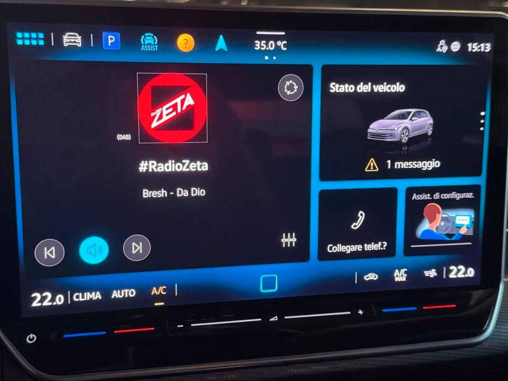 Volkswagen Golf 2.0 tdi Style 150cv dsg Led App conn Cam 17"