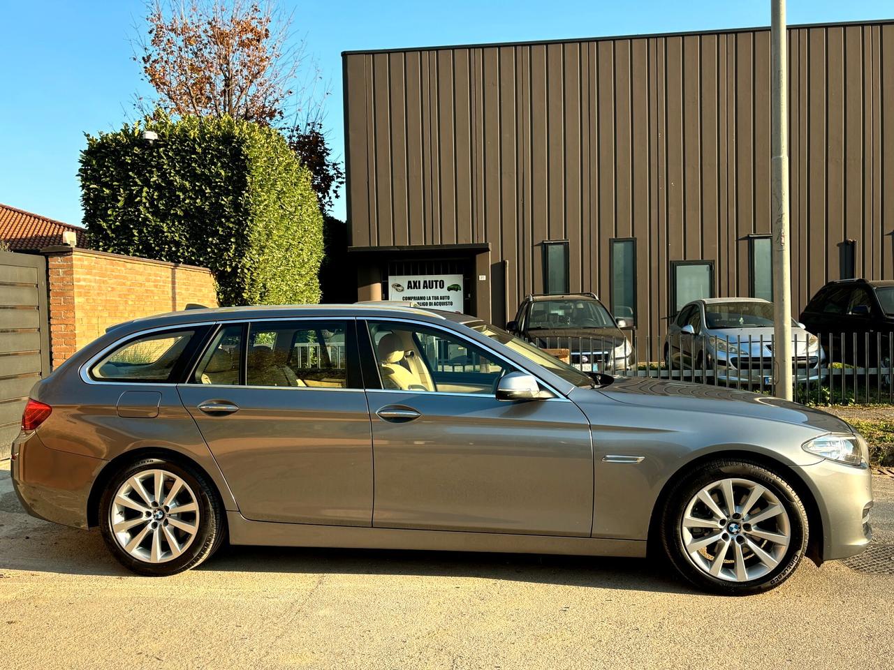 BMW 520D sw aut-128000km-EURO 6-Pelle Beige-2017