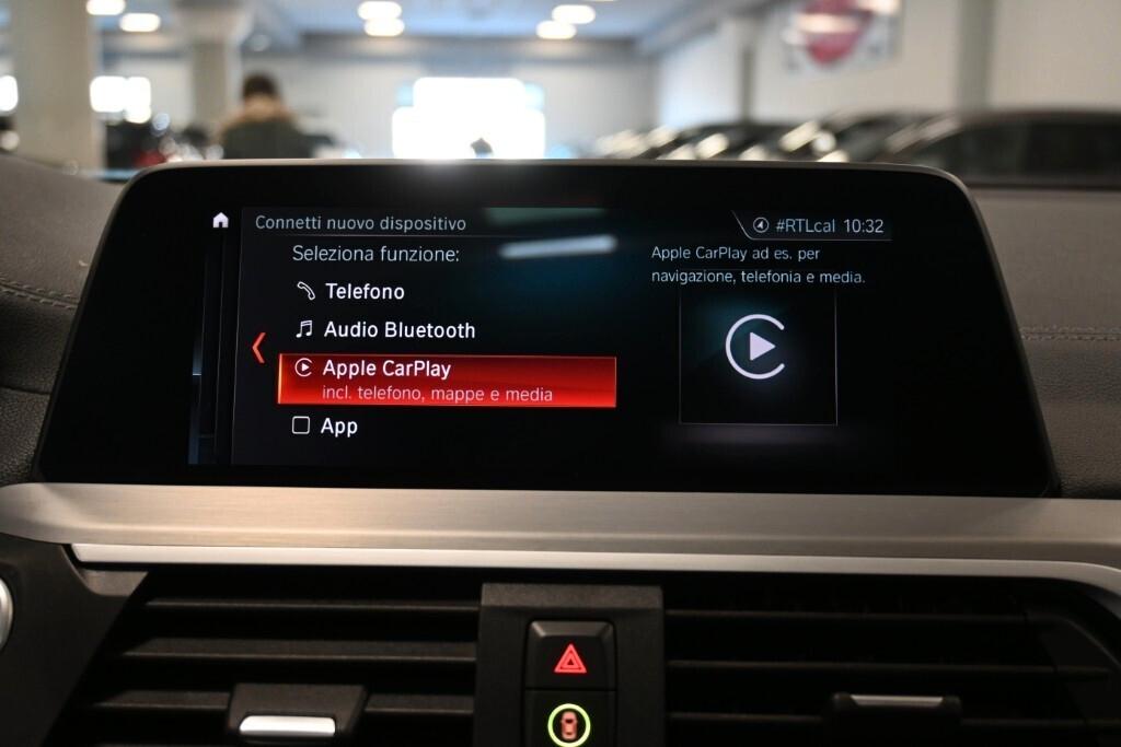 Bmw X3 18D 150CV STEPTRONIC 48V S-DRIVE LUXURY ( FARI LED - AMBIENT LIGHT TETTO PANORAMICO APR. )