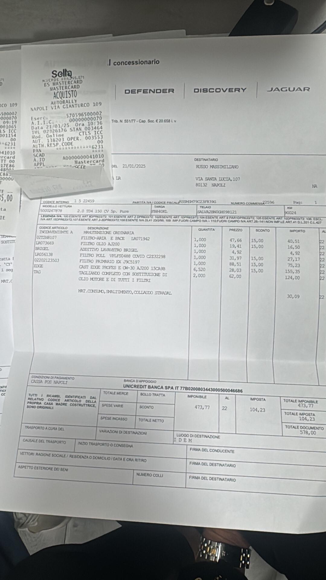 Land Rover Range Evoque 2.0 TD4 150 CV 5p. Pure