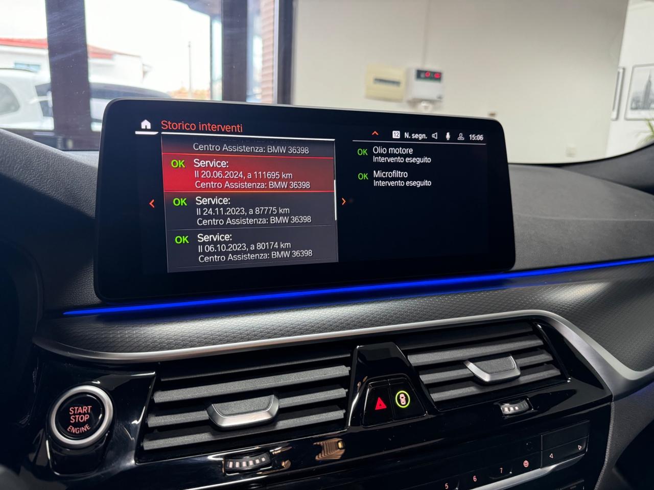 Bmw 520 520d 48V Touring Msport TETTO APRIBILE