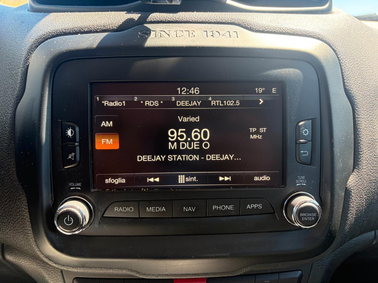 JEEP RENEGADE LIMITED 1.6 MJT 120CV ANNO 2019