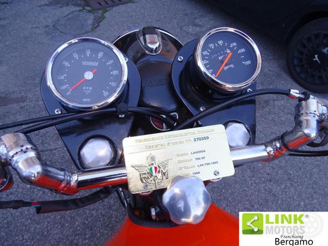 LAVERDA SF 750 Iscritta F.M.I -Targa Originale