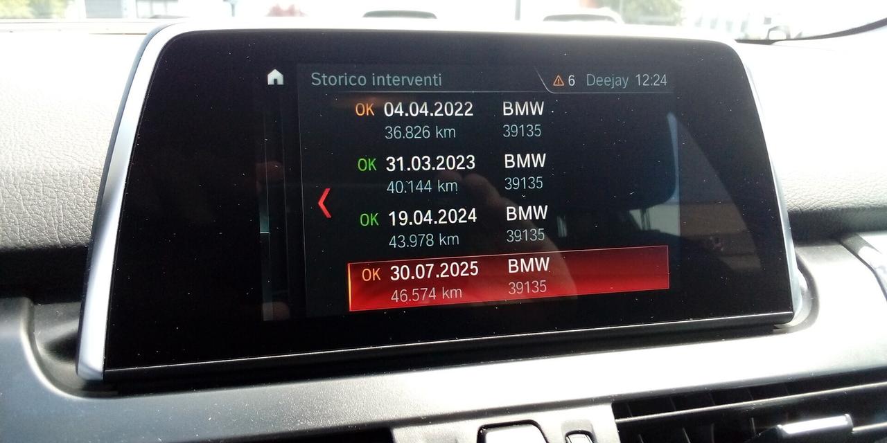 Bmw 2er Active Tourer 218d automatica
