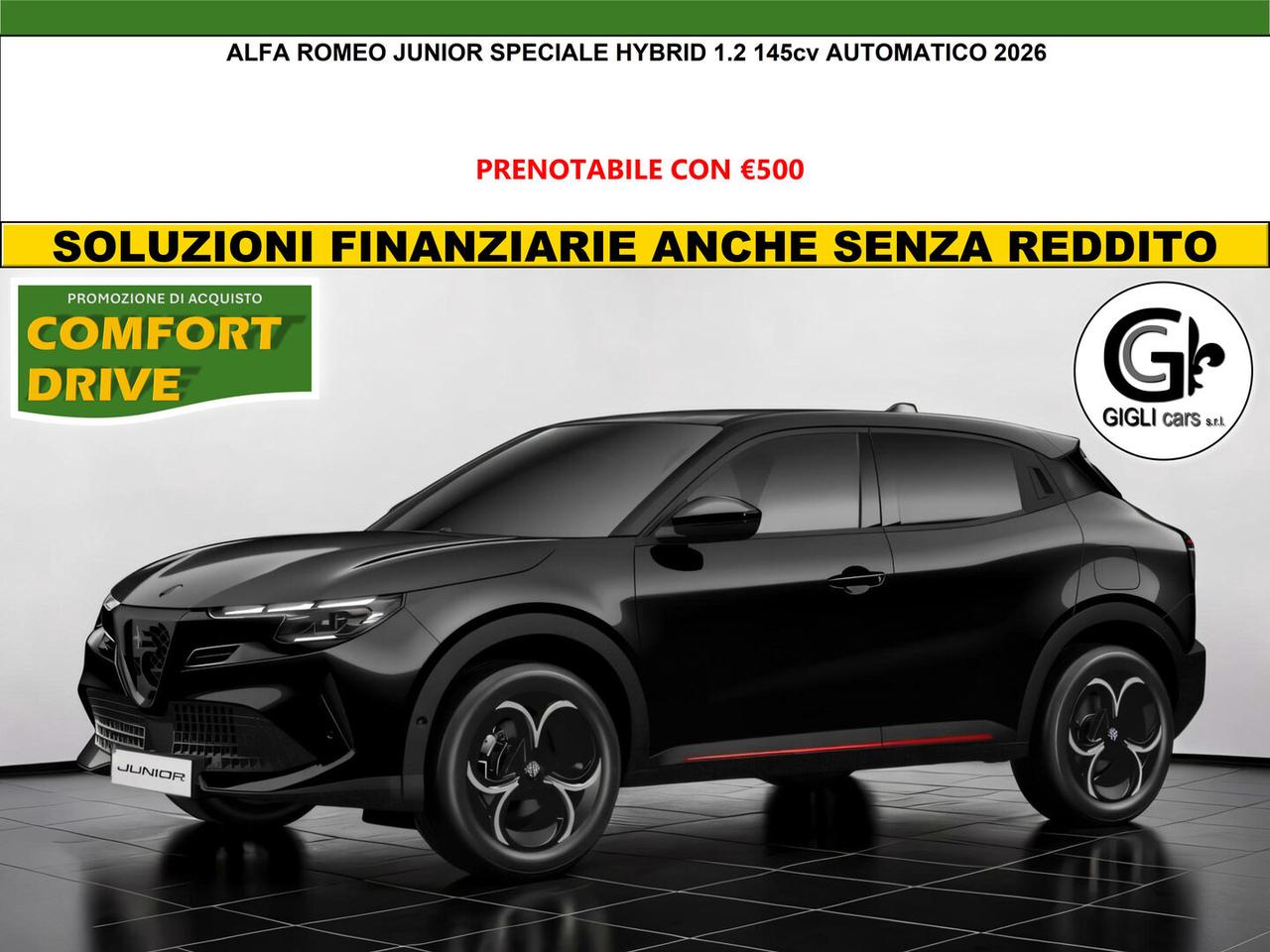 Alfa Romeo Junior Hybrid edct6 Speciale Pack Teck Led Matrix Sport