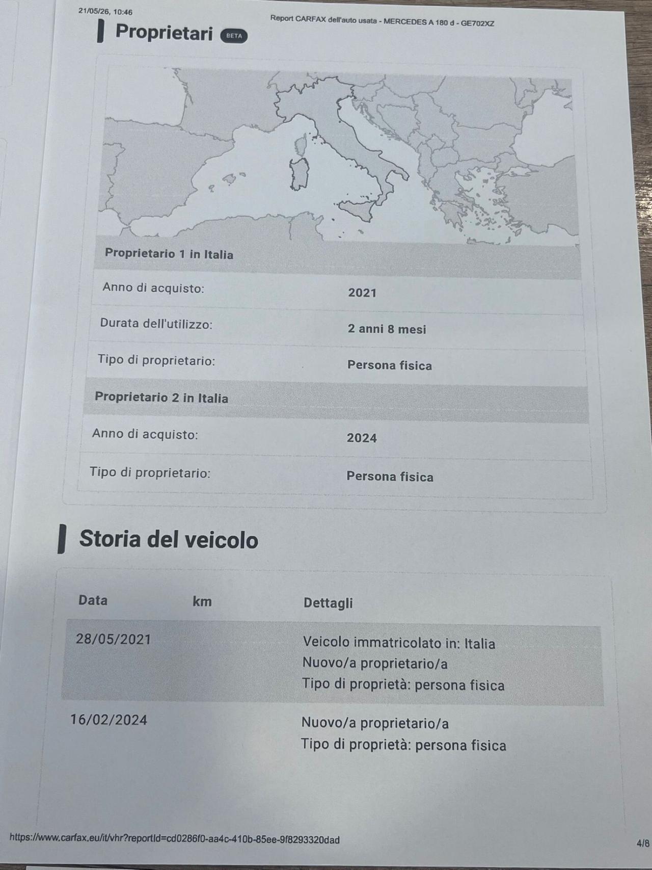 MERCEDES- BENZ A180d SPORT AUTOMATICA 2021 PACK LUCI