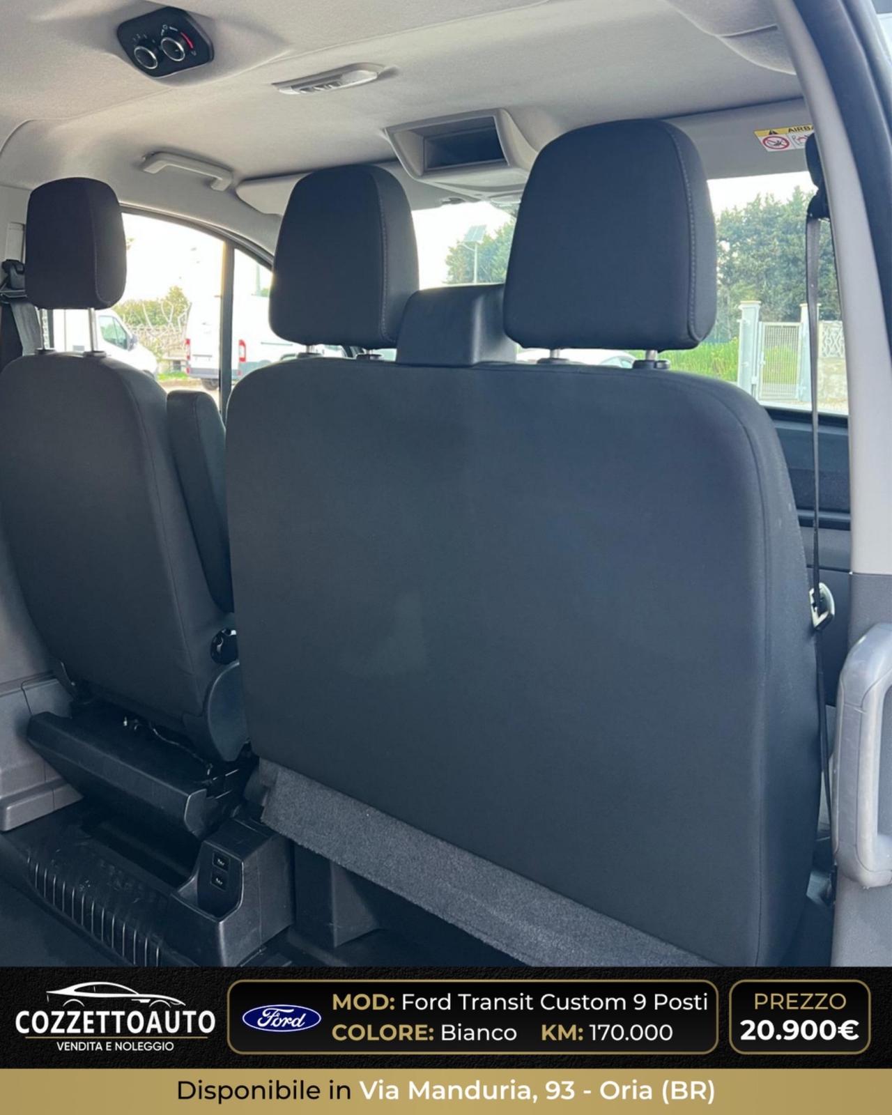 Ford Transit Custom 9 posti 2021 iva deducibile