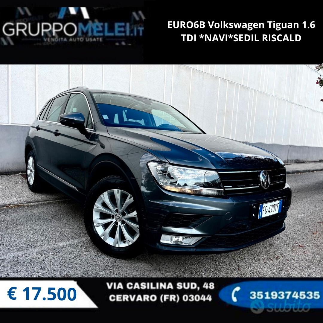 EURO6B Volkswagen Tiguan 1.6 TDI *NAVI*SEDIL RISCALD