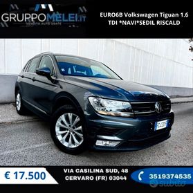 EURO6B Volkswagen Tiguan 1.6 TDI *NAVI*SEDIL RISCALD
