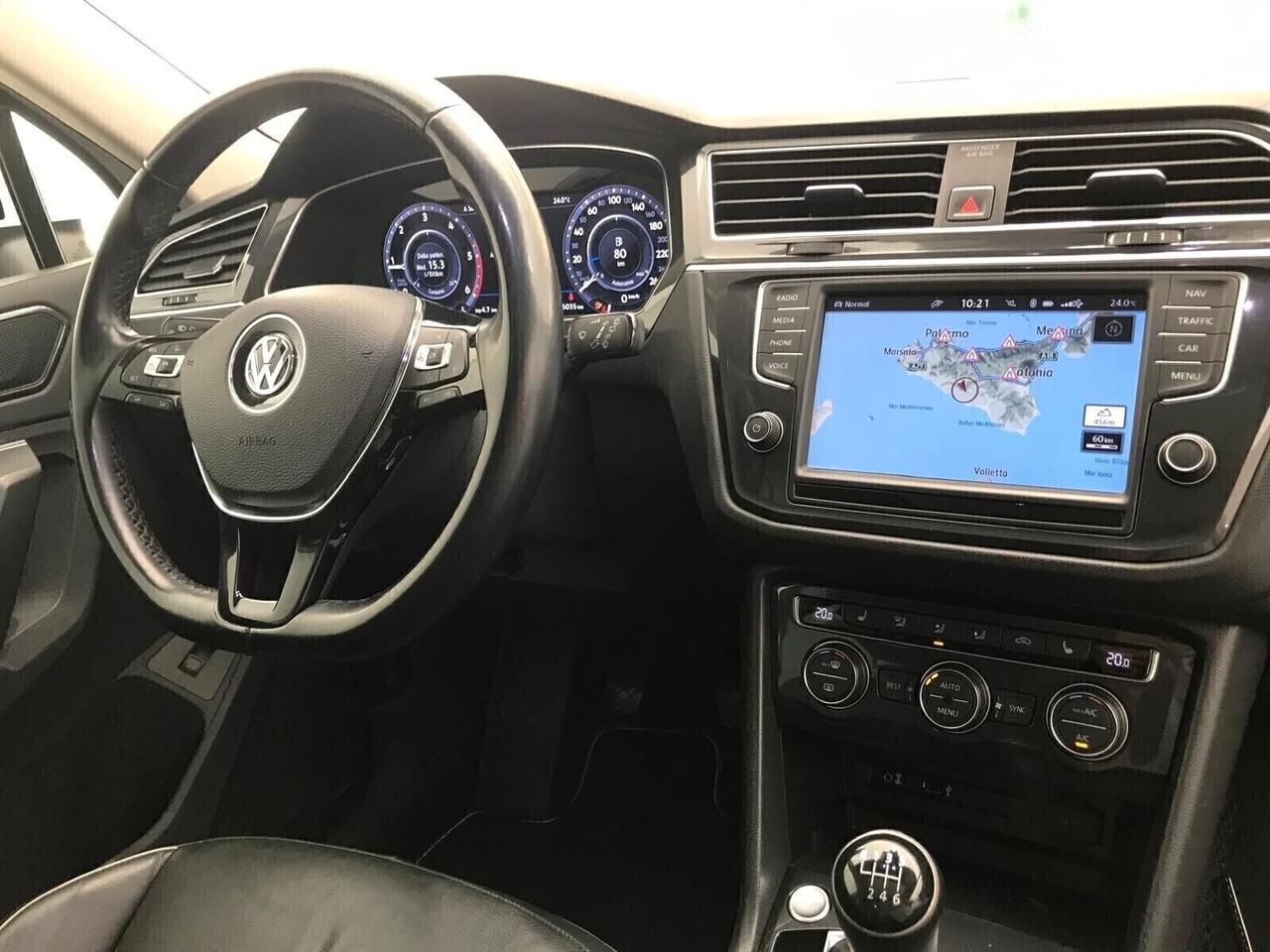 Volkswagen Tiguan 2.0 TDI 150CV CARAT TETTO, PELLE,LED