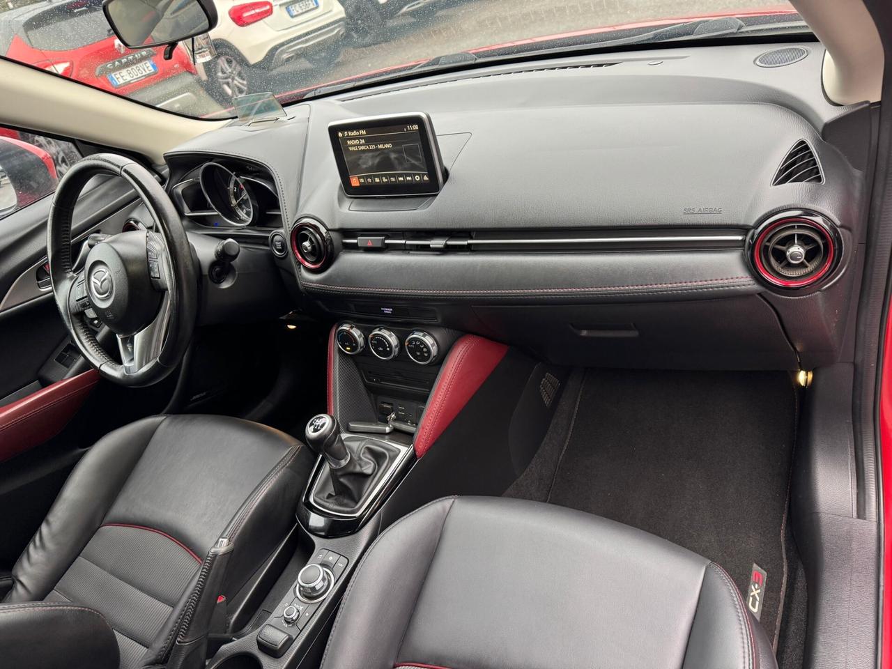 Mazda CX-3 1.5d Exceed awd 105cv*UNIPROPRIETARIO*PELLE*