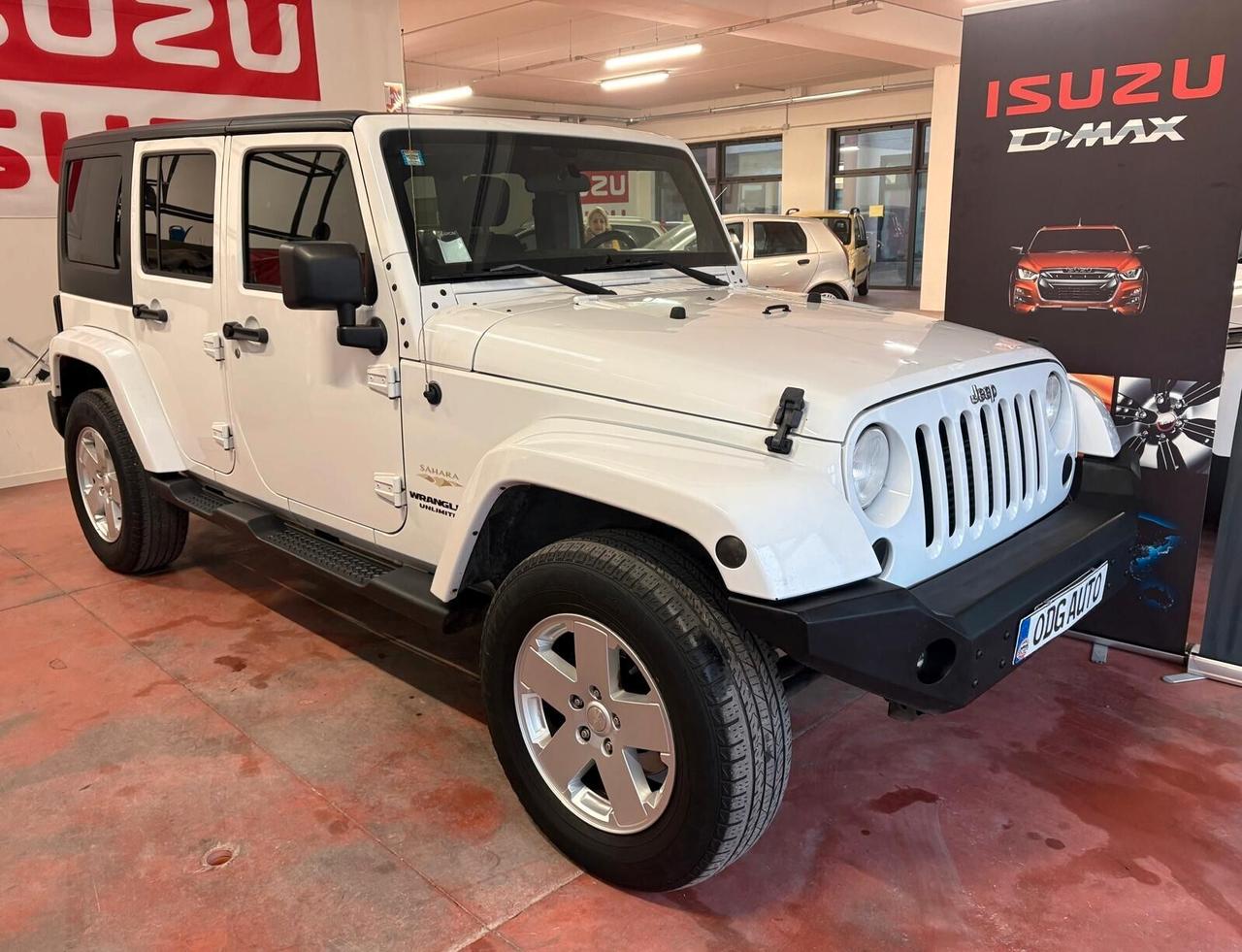 JEEP WRANGLER- UNLIMITED 4X4 CAMBIO AUT. Diesel 2.8 CV 200 EURO 5A Km 193.968 Garanzia 12 mesi