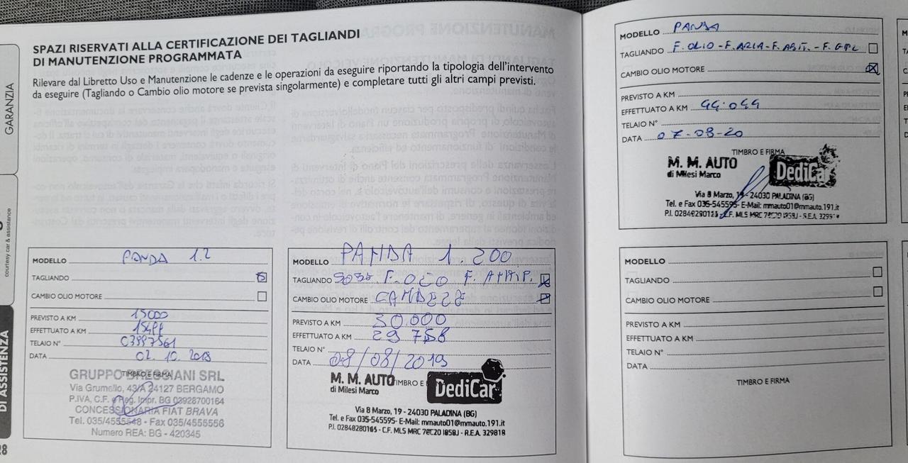 Fiat Panda 1.2 GPL..Adatta Ai Neopatentati..