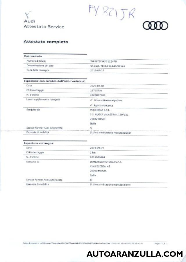 AUDI Q5 40 2.0 TDI 190CV Quattro S tronic Design - Pelle