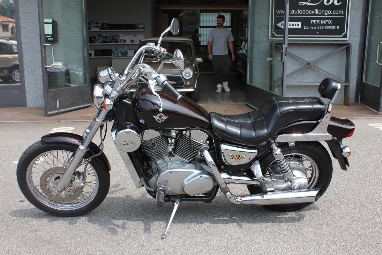 KAWASAKI VN1500 SELLA IN PELLE NERA - BELLISSIMA!!