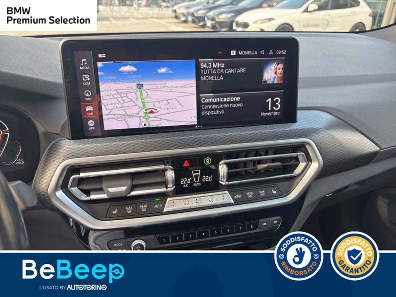 BMW X3 XDRIVE30D MHEV 48V 286CV AUTO