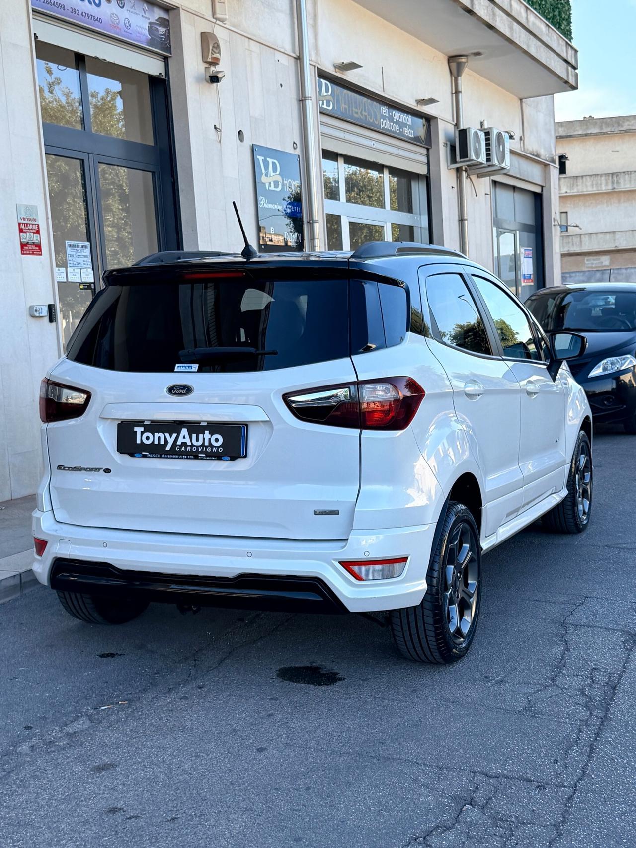 Ford EcoSport 1.5 ecoblue ST-Line Black Edition NAVI,TELECAMERA,ANDROID AUTO,APP CONNECT,ALCANTARA,SCHERMO DIGITAL