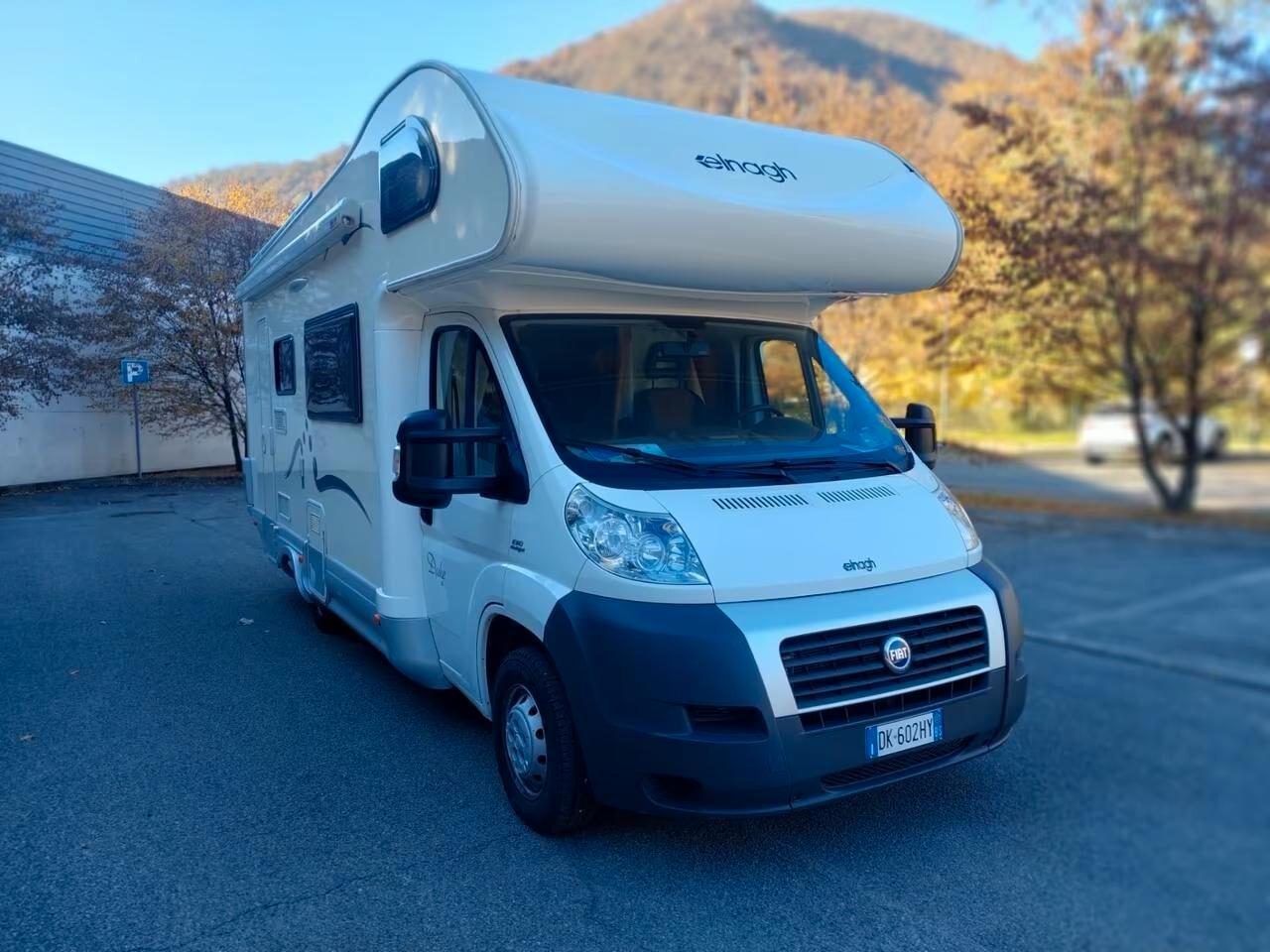 FIAT DUCATO DUKE 48 MANSARDATO CAMPER 7 POSTI