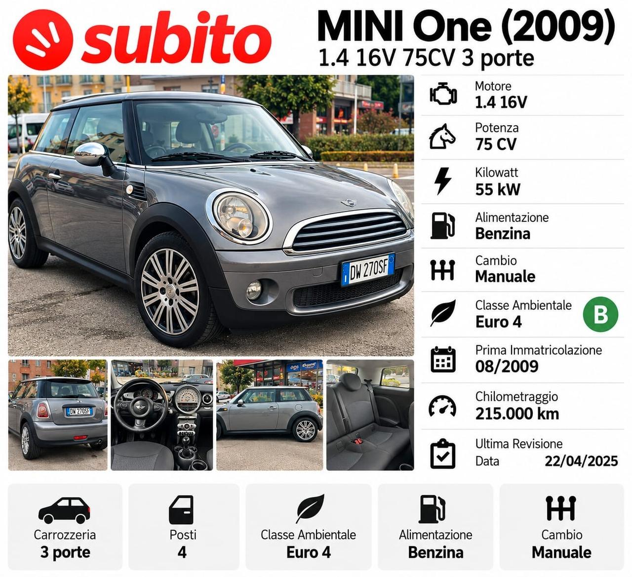 Mini 1.4 16V Ray