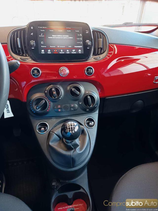FIAT 500 1.0 Hybrid Red