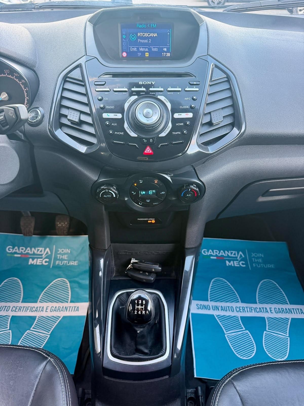 Ford EcoSport 1.5 TDCi 95 CV Titanium S - ok neopatentato