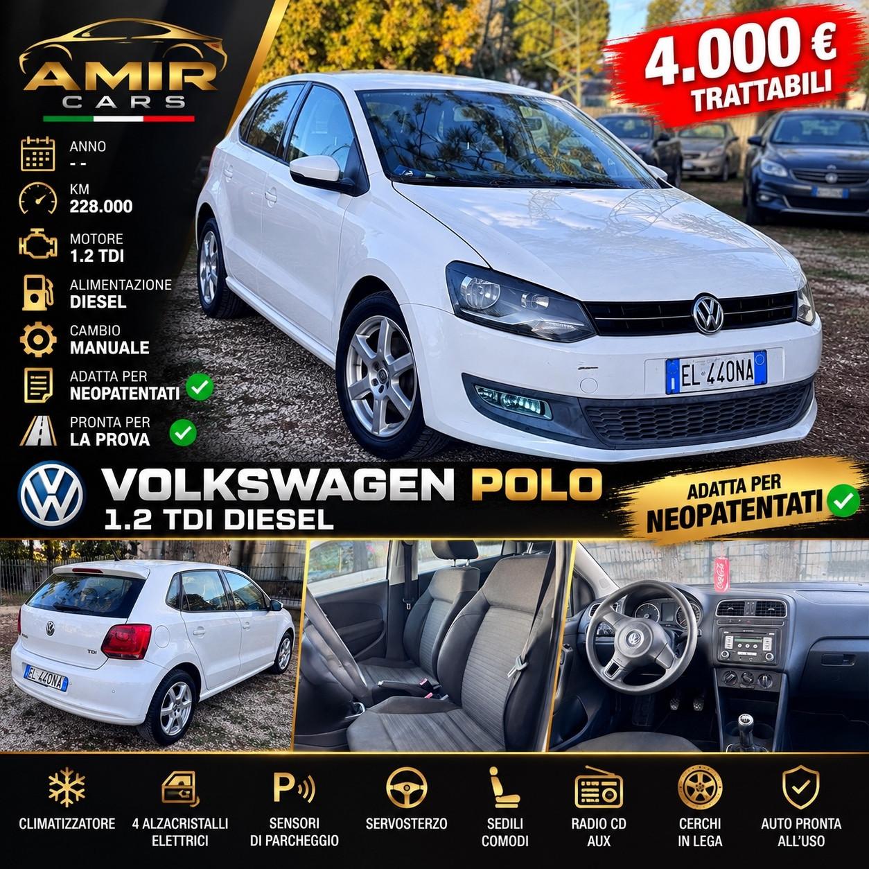 Volkswagen Polo 1.2 TDI DPF 5 p. BlueMotion 89g