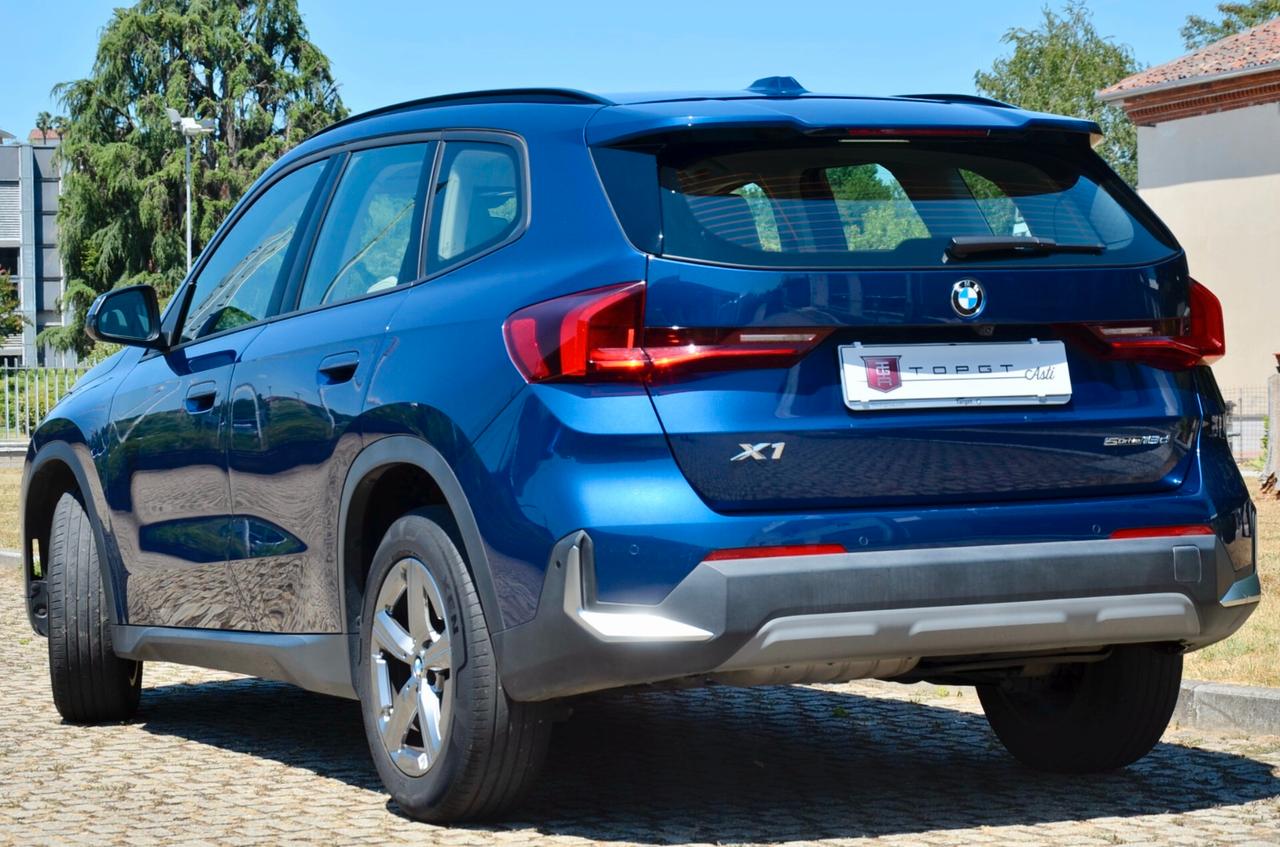 BMW X1 SDRIVE18d X-LINE 150cv AUTO, UNICOPROPRIETARIO, UFF ITALIANA, SERVICE BMW, EURO 6D, PELLE TOTALE, RETROCAMERA, PERMUTE