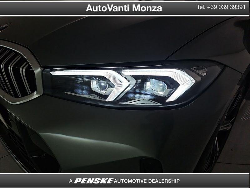 BMW Serie 3 318d Touring mhev 48V MSport auto con gancio traino