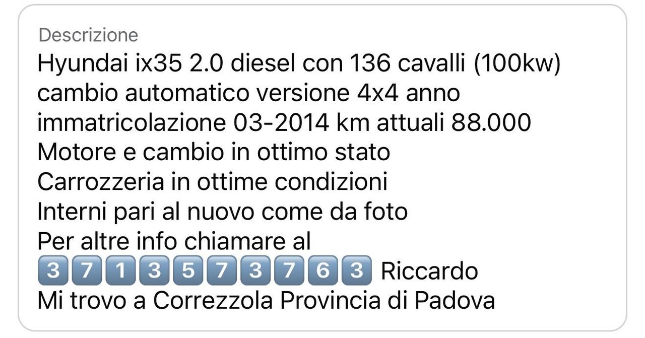 Hyundai iX35 2.0 CRDi 4WD Xpossible A/T